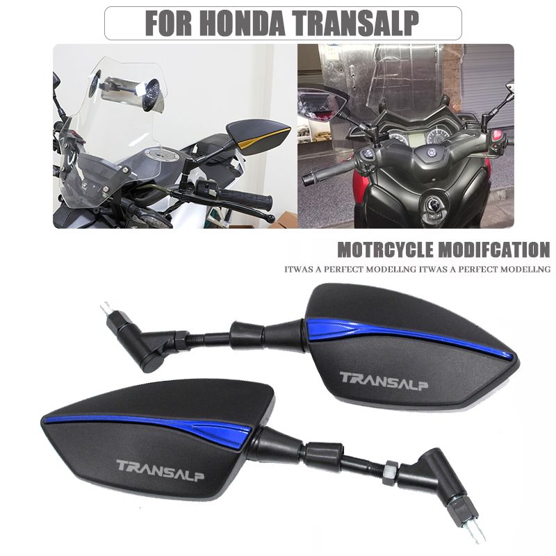 ホンダ XLV600 XLV650 XLV700対応 バイクサイドミラー リアビューミラー 8MM 10MM対応
