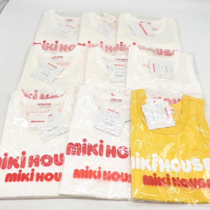 ミキハウス タンクトップ ノースリーブ 9点セット 未使用 コットン まとめて 大量 トップス キッズ 男の子用 Lサイズ MIKIHOUSE 7,800円