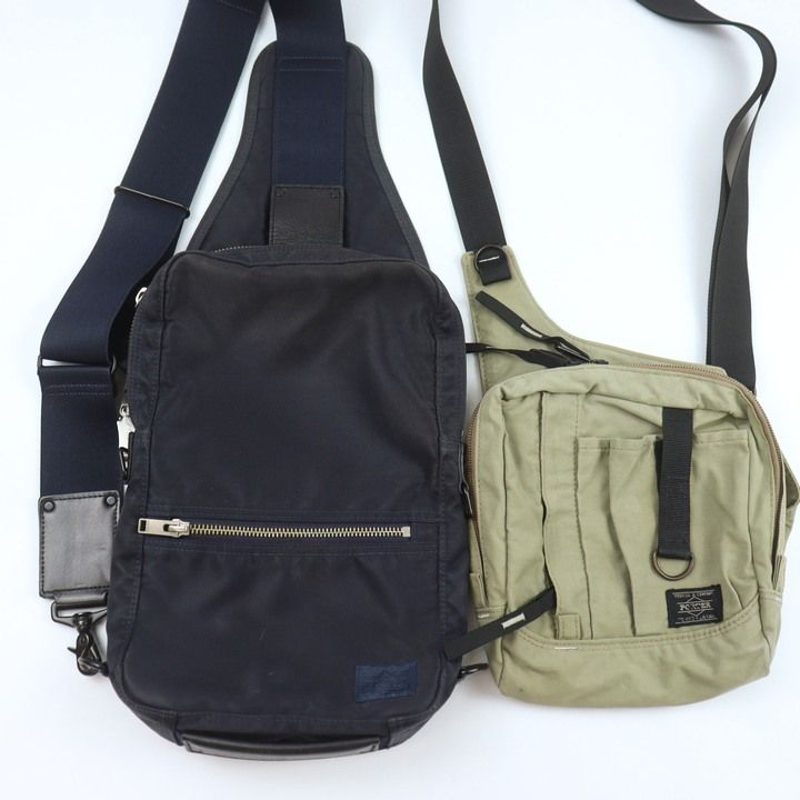 ポーター ワンショルダーバッグ ボディバッグ 2点セット 鞄 カバン ブランド まとめて メンズ PORTER 【中古】