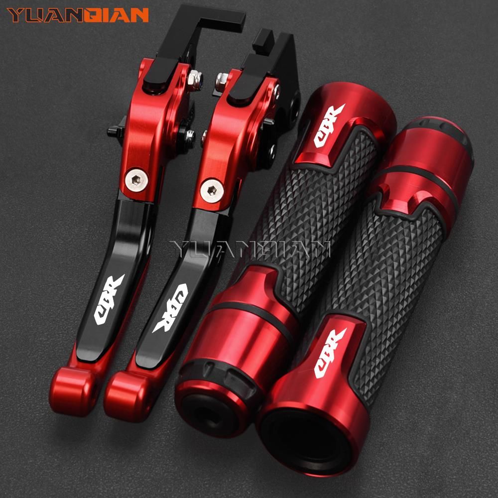 YUANQIAN ホンダ CBR600F4i CBR600 F4i SPORT/F 2001〜2007対応 ブレーキ＆クラッチレバー ハンドルバーグリップセット CNCアルミ製