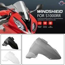 ダブルバブルフロントウインドスクリーンウインドシールドシールドウインドディフレクター BMW S1000RR 2019 - 21 22 23 オートバイパーツ
