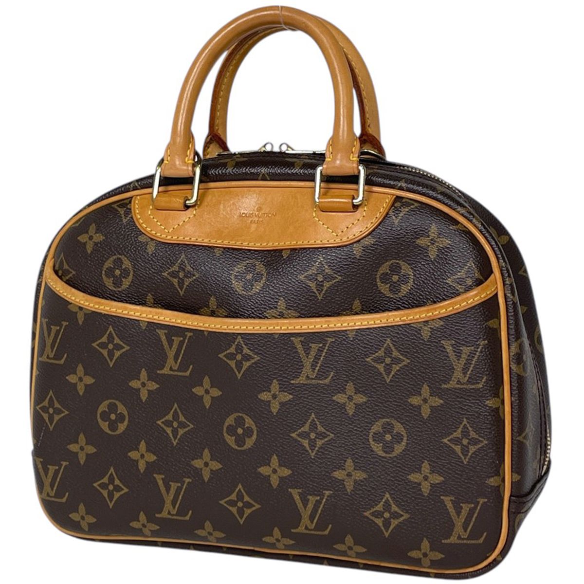 ルイ・ヴィトン Louis Vuitton トゥルーヴィル ハンドバッグ モノグラム ブラウン M42228 レディース 【中古】