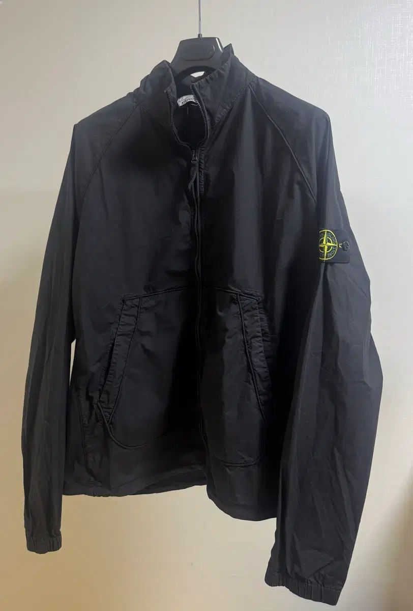 STONE ISLAND 26ss コットン 텔라 トラック ジップアップ ジャケット ブラック