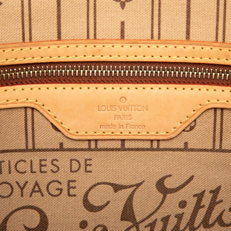 ルイ ヴィトン モノグラム ネヴァーフルPM ハンドバッグ トートバッグ M40155 ブラウン PVC レザー レディース LOUIS VUITTON【228-82384】
