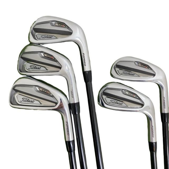 【中古】 タイトリスト Titleist T100S 5S アイアンセット IR 純正特注シャフト (フレックスS) メンズ 男性用 右利き 右用 Cランク ゴルフクラブ