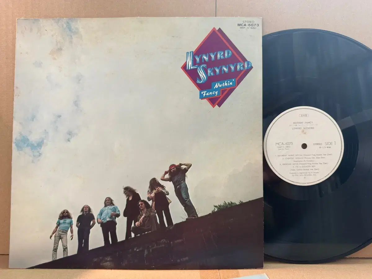 (日本 PROMO LP ） Lynyrd Skynyrd ー Nuthin ' Fancy 早い