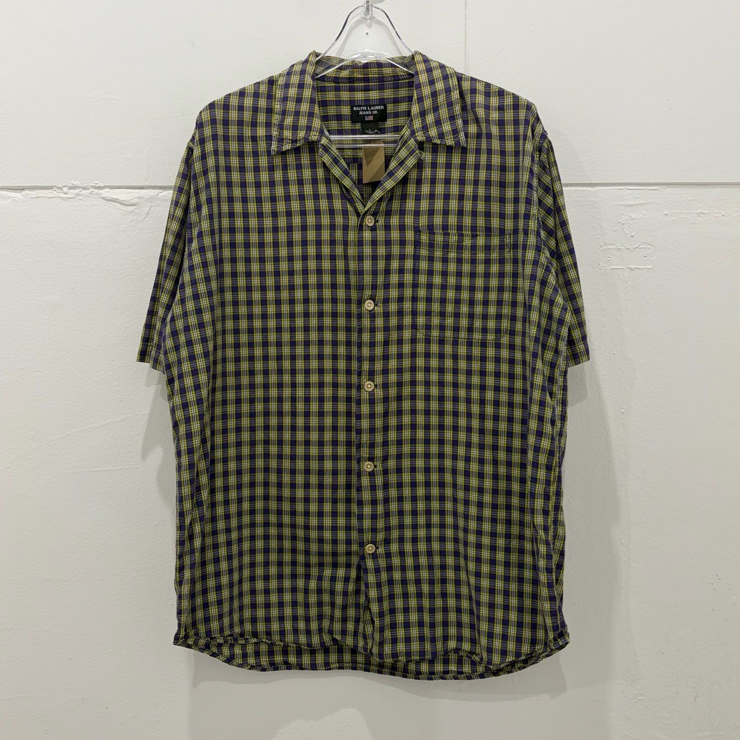 90s~ Ralph Lauren jeans shirt ラルフローレン　開襟