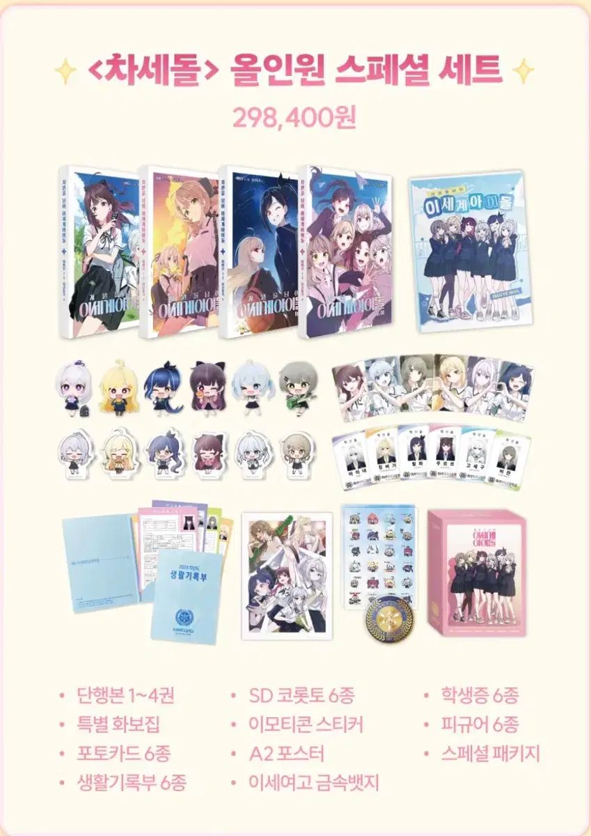 次元を超えた ISEGYE アイドル（チャセドル）未開封 グッズ