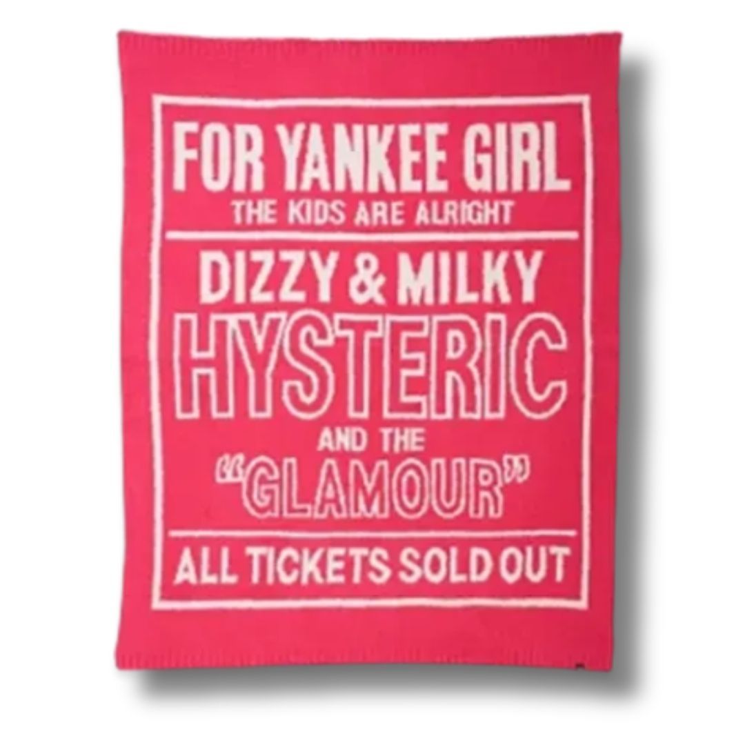 新品未使用 Hysteric Glamour ヒステリックグラマー Dizzy & Milky Knit Blanket 