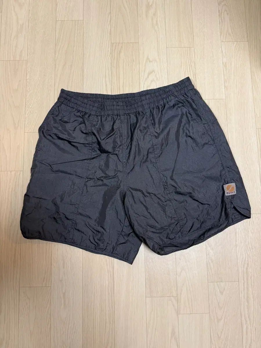 HERITAGE FLOSS ナイロン ウォッシャブル パッカブル ショーツ チャコール (L)