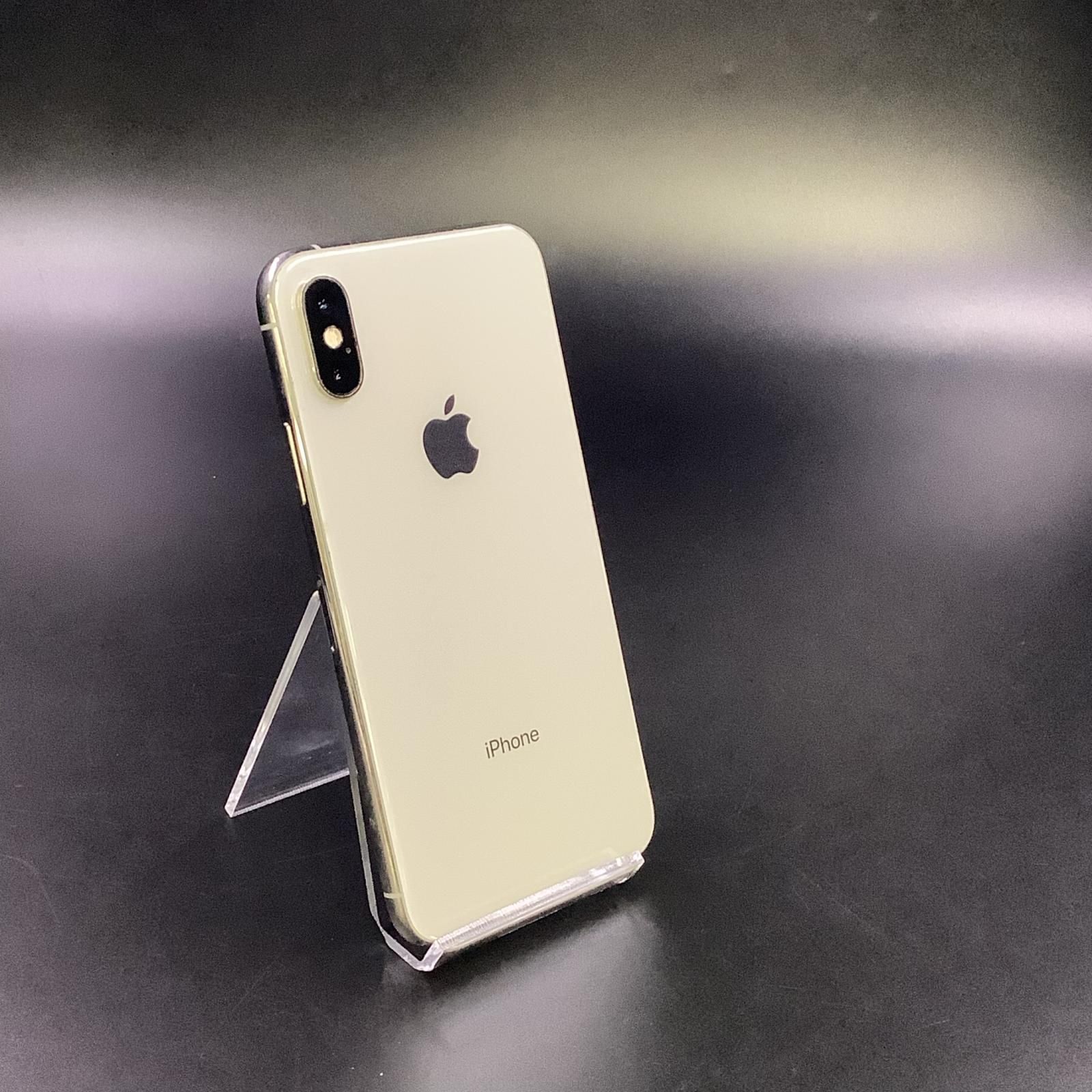 【全額返金保証】【最速発送】 iPhone XS 64GB ホワイト Softbank 白ロム 動作確認済 78%