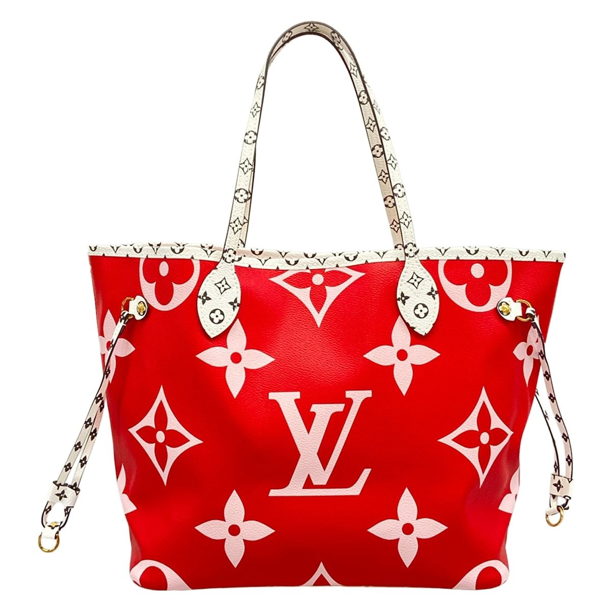 LOUIS VUITTON(ルイヴィトン) トートバッグ ジャイアントモノグラム美品 ネヴァーフルMM M44567 ルージュ 151,700円