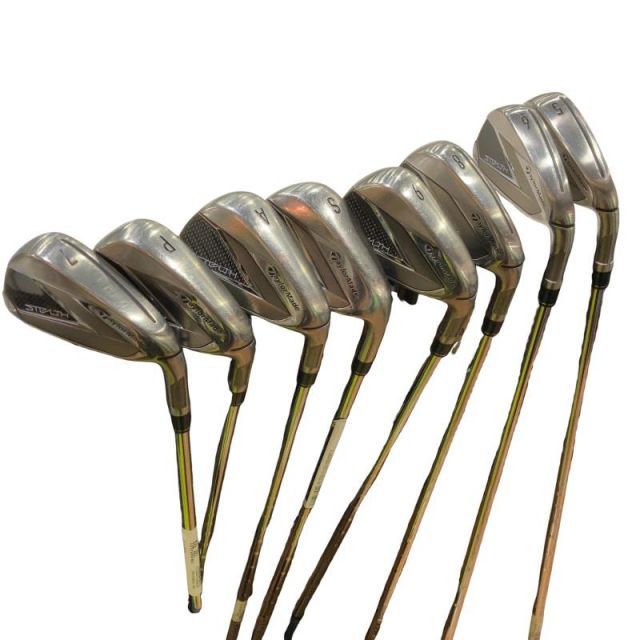 【中古】 テーラーメイド STEALTH 8S アイアンセット IR KBS MAX MT85 JP (フレックスS) メンズ 男性用 右利き 右用 Cランク ゴルフクラブ