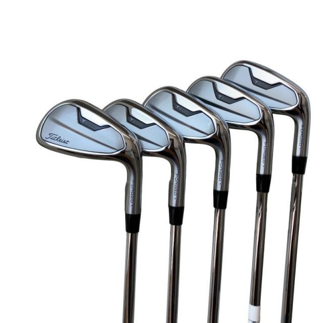 【中古】 タイトリスト Titleist T200(2021) 5S アイアンセット IR 純正特注シャフト (フレックスS) メンズ 男性用 右利き 右用 Cランク ゴルフクラブ