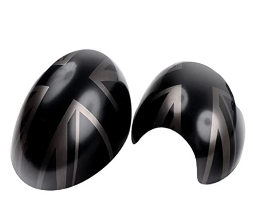 N◆MINI ミニクーパー ドアミラーカバー サイドミラーカバー R55 R56 R57 R58 R59 R60 R61 左右2個セット グレージャック ブラックジャック (ナイトジャック) 5f62f5c4
