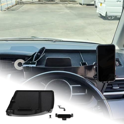 N◆車ダッシュボードトレイ 携帯ホルダー スマホホルダー付き トヨタ タンク トヨタ ルーミー M900A/M910A型 2016年?現行に適合 収納ボックス トレー ポケット多機能 車内空間活用 小物入れ 車種専用設計 滑り止めマット付き 0932cc03