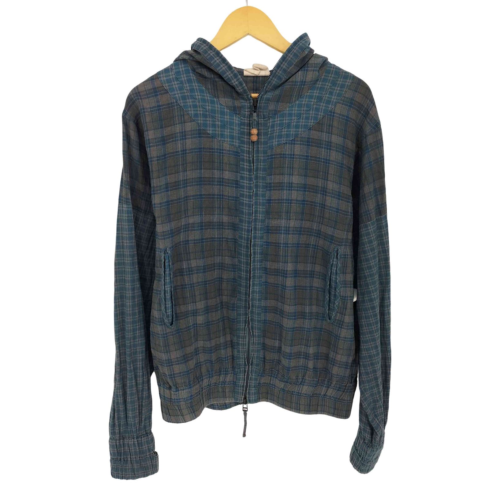 ジェンイェ JIAN YE 25aw 鬼 HOODIE BLUE×BLUE メンズ JPN：L