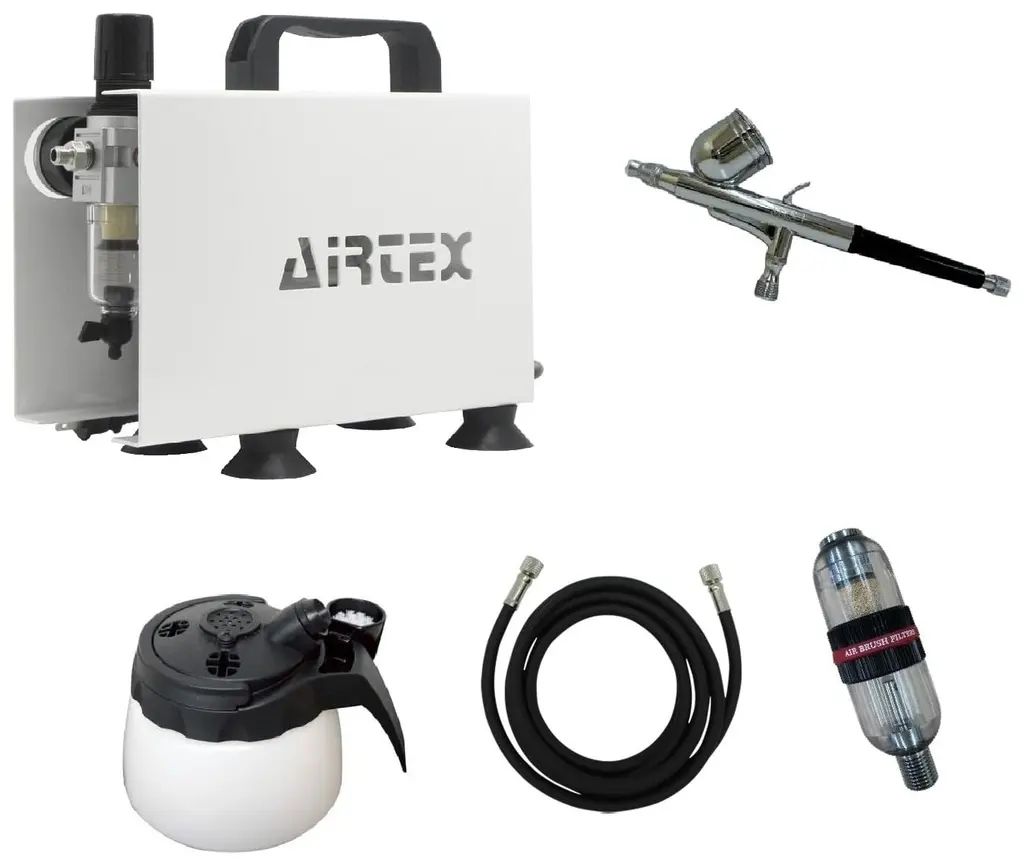 【新品】塗料・工具 コンプレッサー レギュラーセット APC018W [ASR-018W]