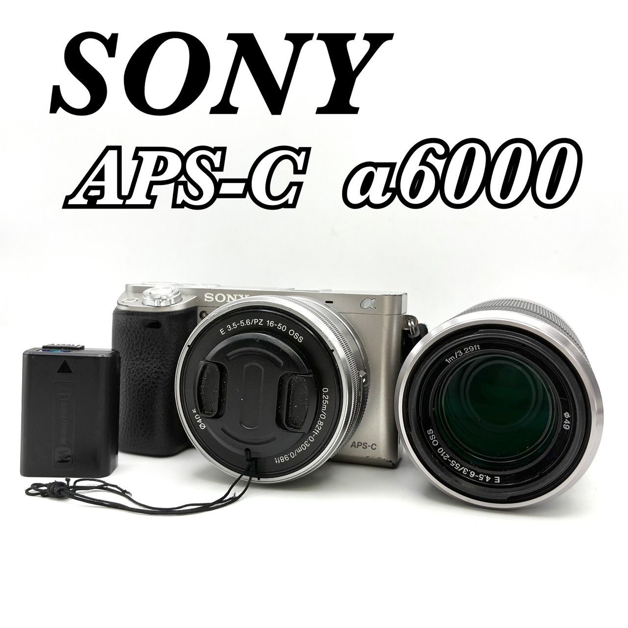 完動品 美品】SONY ソニー α6000 ダブルズームレンズキット ILCE-6000