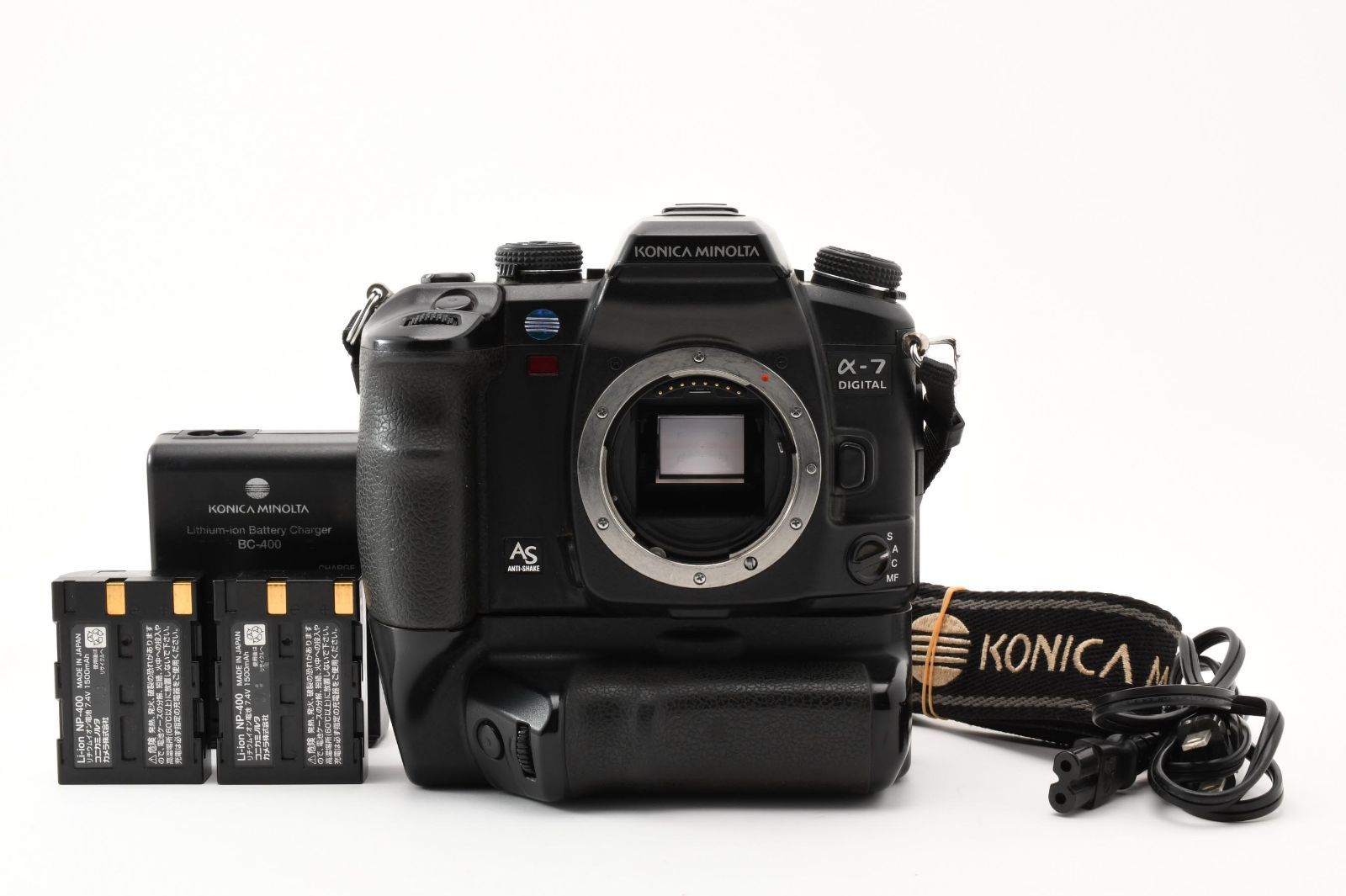 コニカミノルタ KONICA MINOLTA α-7 DIGITAL ボディ VC-7D 縦位置グリップ付 #5567W0711