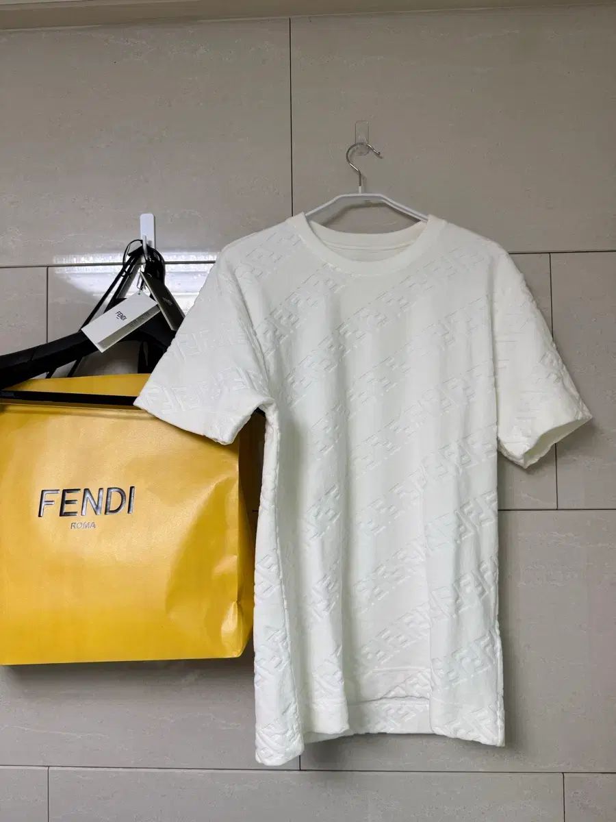 (傷なし最高) FENDI フェンディ フレンチテリー 半袖Tシャツ S