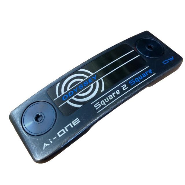 【中古】 オデッセイ Ai-ONE SQUARE 2 SQUARE DW(カスタム) パター PT 純正特注シャフト (フレックスその他) メンズ 男性用 右利き 右用 Cランク ゴルフクラブ