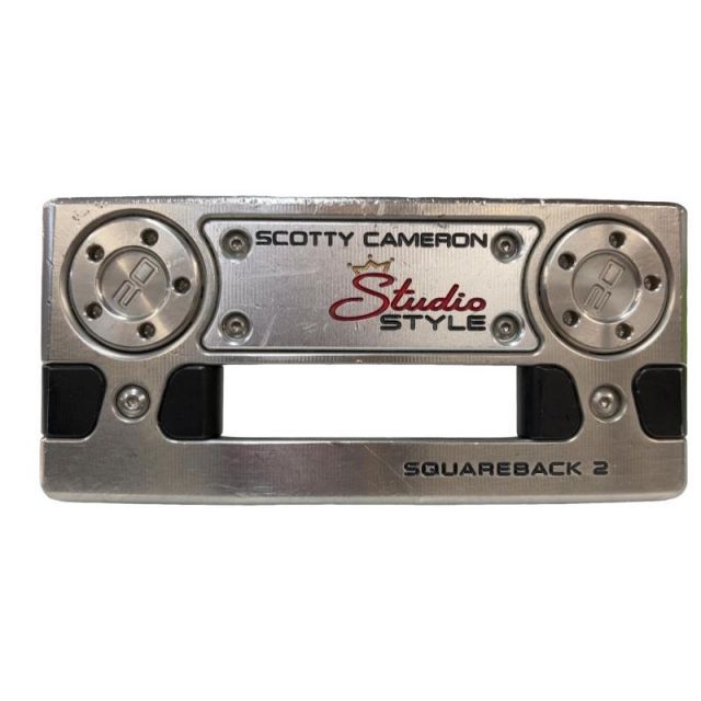 【中古】 タイトリスト SCOTTY CAMERON STUDIO STYLE SQUAREBACK 2(2025) 33インチ パター PT スチール (フレックスその他) メンズ 男性用 右利き 右用 Dランク ゴルフクラブ
