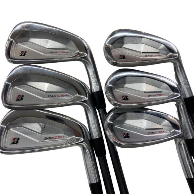 【中古】 ブリヂストン BRIDGESTONE 242CB+ 6S アイアンセット IR Diamana Thump iB70 (フレックスS) メンズ 男性用 右利き 右用 Cランク ゴルフクラブ