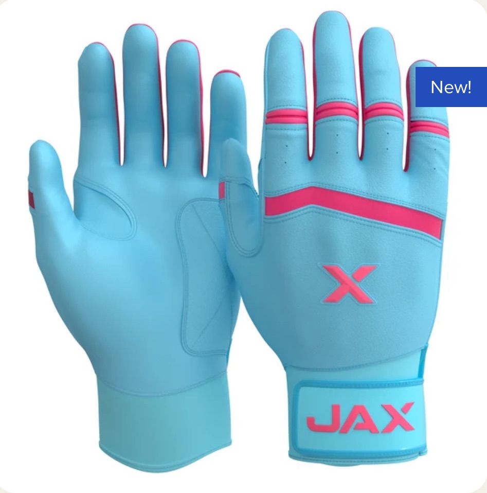 【パットなし】JAX/Pro Cuff Cotton Candy Batting Gloves-Cotton Candy バッティンググローブ 野球 打者用 高グリップ 高性能 バッティング手袋