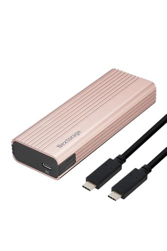 Nextorage ネクストレージ ?USB3.2 Gen2x2 20Gbps M.2 SSD、エンクロージャー、外付けケース, SSD ケース 外付け、PS5用 内蔵SSD ヒートシンク対応、NEM-PA、 M.2 NVMe、SATA両対応 e505ce3a 6,209円