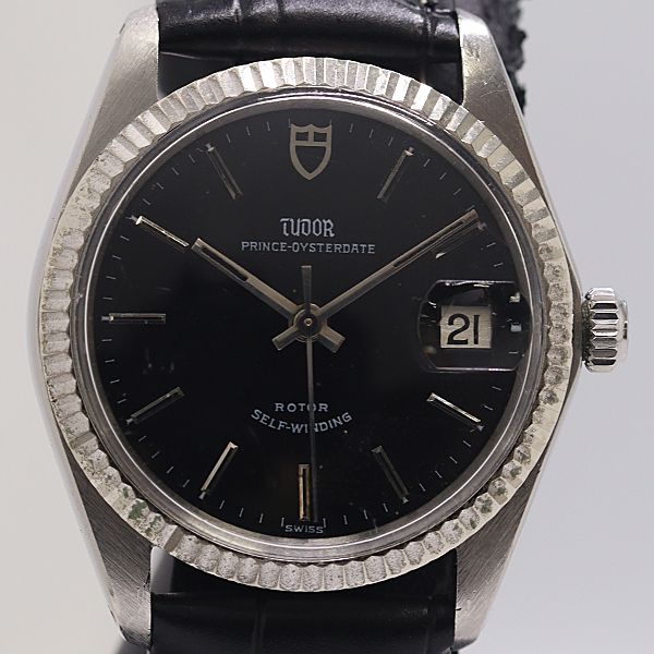 チュードル オイスタープリンス 9番 90630B 998576 デイト AT/自動巻 ブラック文字盤 メンズ腕時計 0077110 7JWT MTM ABC27844 -17000 81,400円