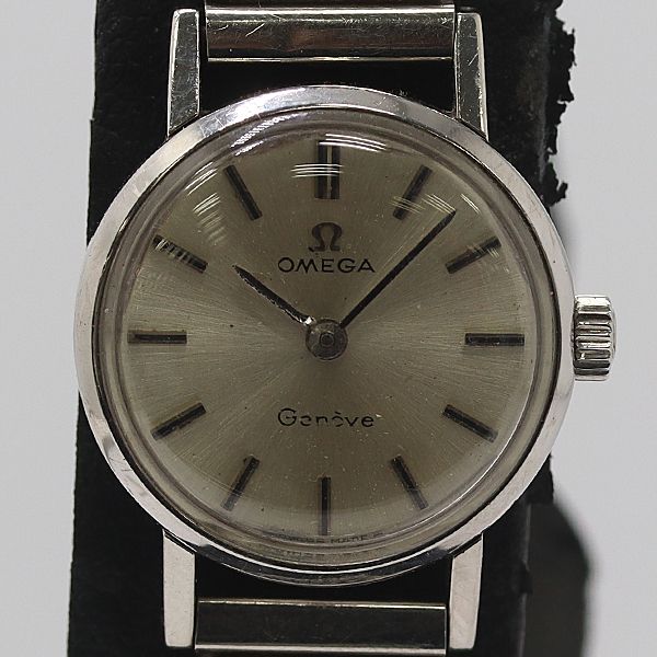 良品 稼働 オメガ ジュネーブ 手巻き シルバー文字盤 レディース腕時計 2000000 NSK MTM ABC27880 21,170円