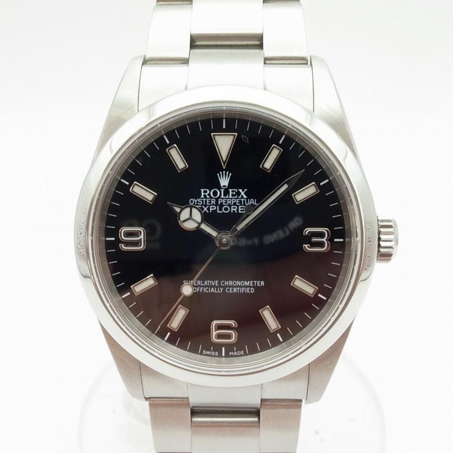 ロレックス エクスプローラー 114270 Y番 SS メンズ 自動巻き 時計 ROLEX