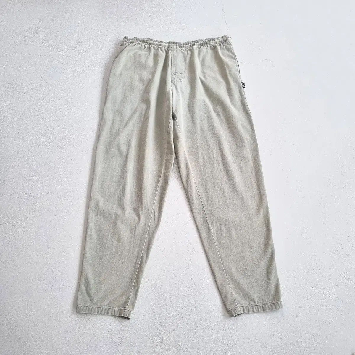 90s STUSSY スウェットパンツ - L ヴィンテージ STUSSY ワイドパンツ