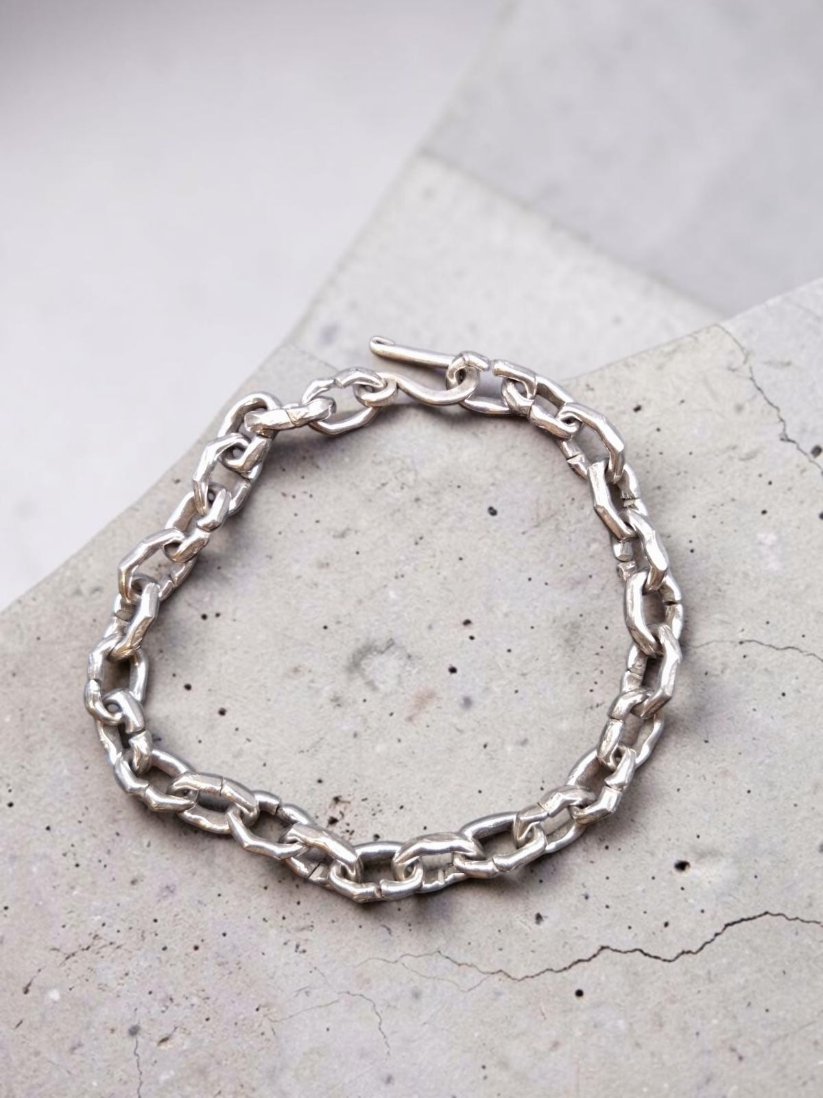 カレンシルバー ブレスレット 21.5cm 27g ハンドメイド メンズ レディース シルバーアクセサリー 19,440円
