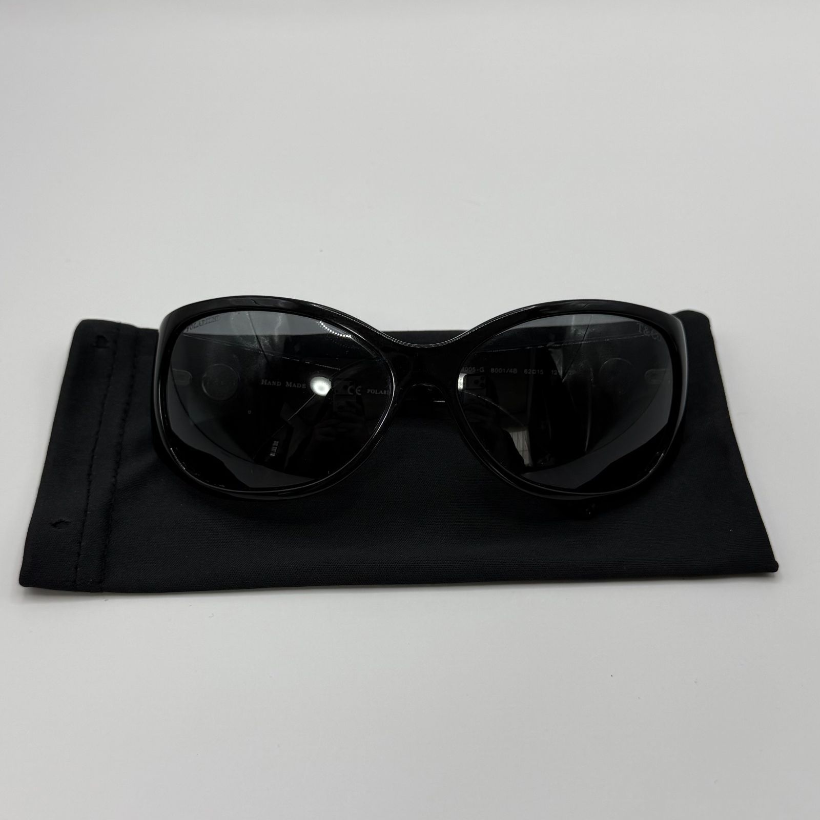 ■Tiffany & Co. ティファニー サングラス ブラック スター装飾 偏光レンズ POLARIZED HAND MADE IN ITALY T&Co. レディース 中古