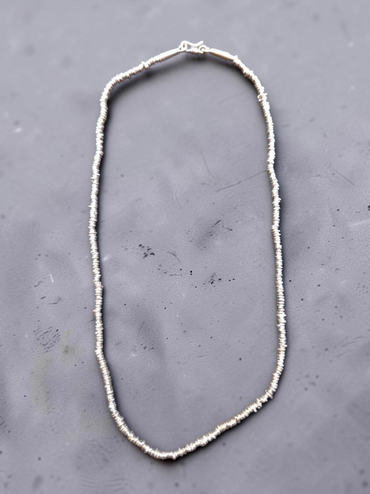 新品 カレンシルバー ネックレス 45cm 22g ハンドメイド 高純度 シルバー メンズ レディース