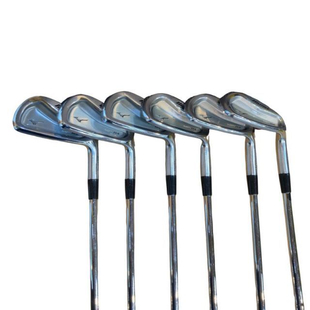 【中古】 ミズノ MP-H4 6S アイアンセット IR 純正特注シャフト (フレックスS) メンズ 男性用 右利き 右用 Cランク ゴルフクラブ
