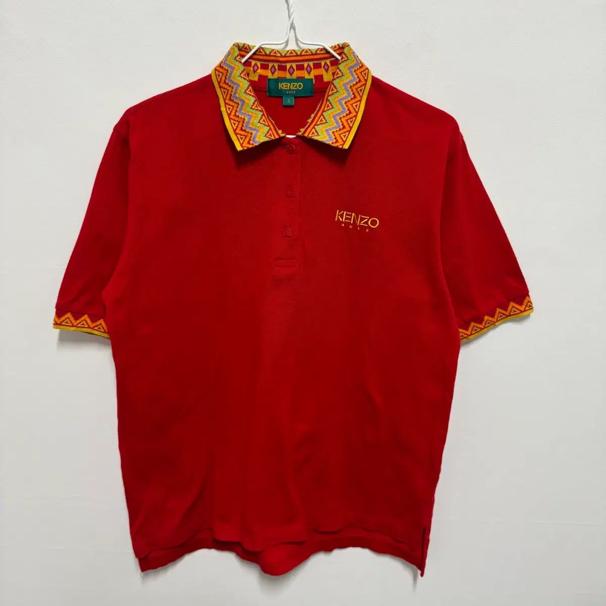 KENZO ゴルフ エスニック ピケTシャツ
