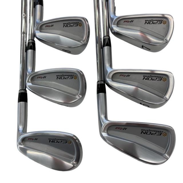 【中古】 エポンゴルフ株式会社 EPON AF-Tour CB 6S アイアンセット IR 純正特注シャフト (フレックスS) メンズ 男性用 右利き 右用 Cランク ゴルフクラブ