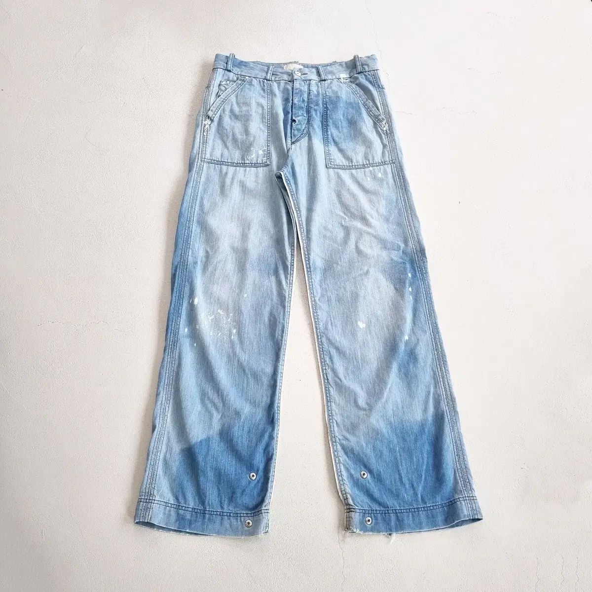 ヴィンテージ ディーゼル ファティーグ シンチバック デニムパンツ - 31 オールド DIESEL ワイドパンツ
