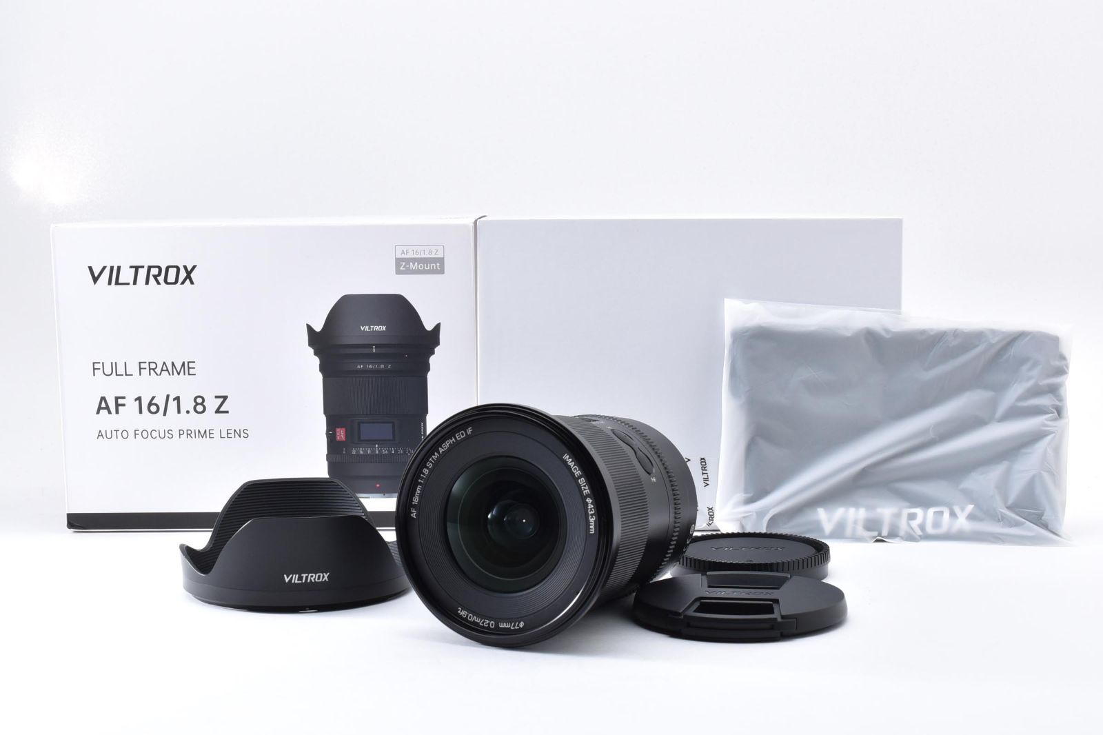 【返品保証】★極上品★ビルトロックス VILTROX AF 16mm F1.8 STM ASPH ED IF ニコンZ用 ブラック★ L578#8746