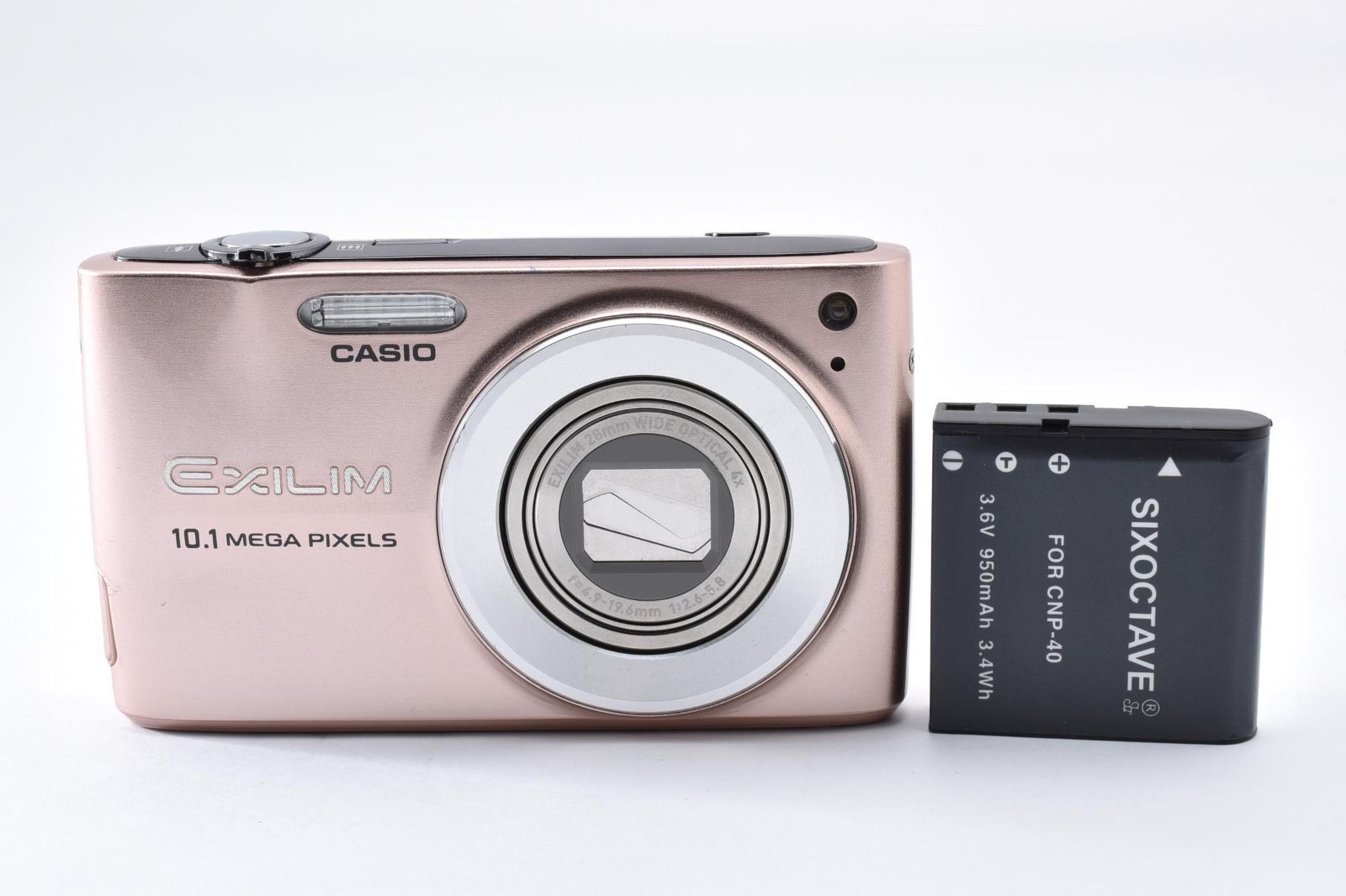 デジカメ　CASIO EXILIM 中古 返品保証】☆美品☆カシオ CASIO EXILIM EX-Z300 ピンク 《動作OK