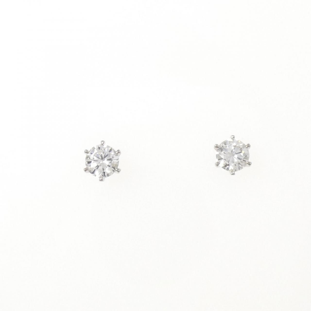 【リメイク】PT900/ST ダイヤモンド ピアス 0.203CT 0.221CT E VS1 VG-GOOD
