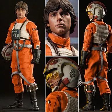 【中古】フィギュア ルーク・スカイウォーカー(Xウイング・パイロット版) 「スター・ウォーズ エピソード4/新たなる希望」 ヒーロー・オブ・レベリオン 1/6 アクションフィギュア