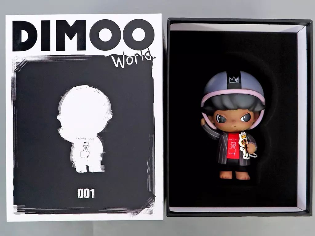 【中古】フィギュア DIMOO×JEAN-MICHEL BASQUIAT 001 ビッグサイズ 「DIMOO×JEAN-MICHEL」 PVC＆ABS製塗装済み完成品