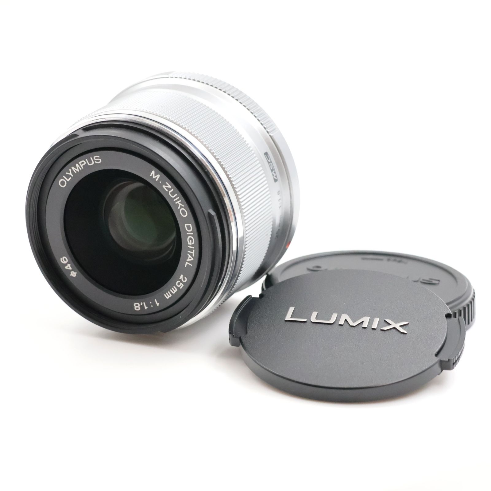 ■極上品■ OLYMPUS OM SYSTEM M.ZUIKO DIGITAL 25mm F1.8 シルバー 単焦点レンズ オリンパス