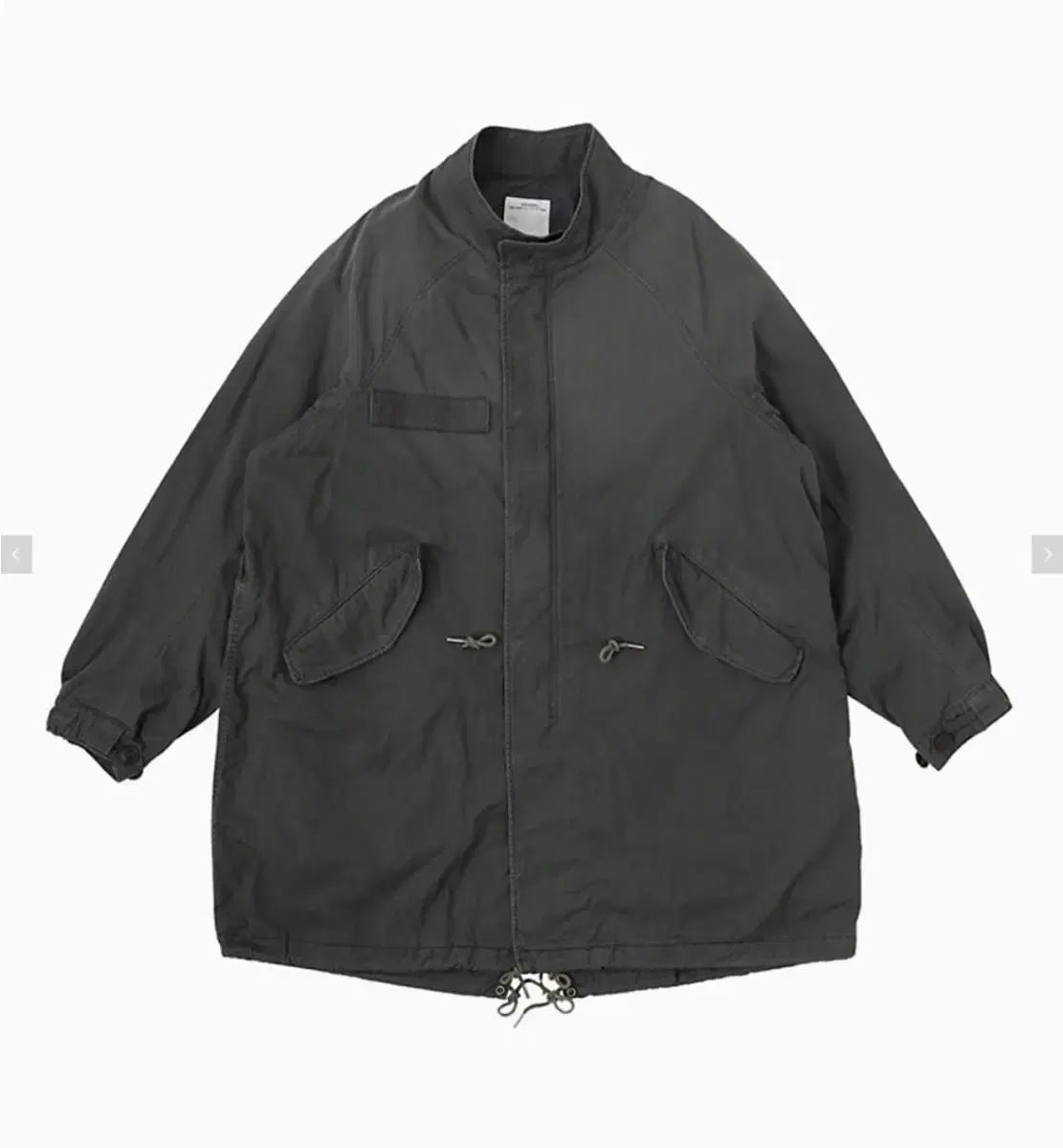 ビズビム 23AW スポット フィッシュテール パーカー グリーン 新品