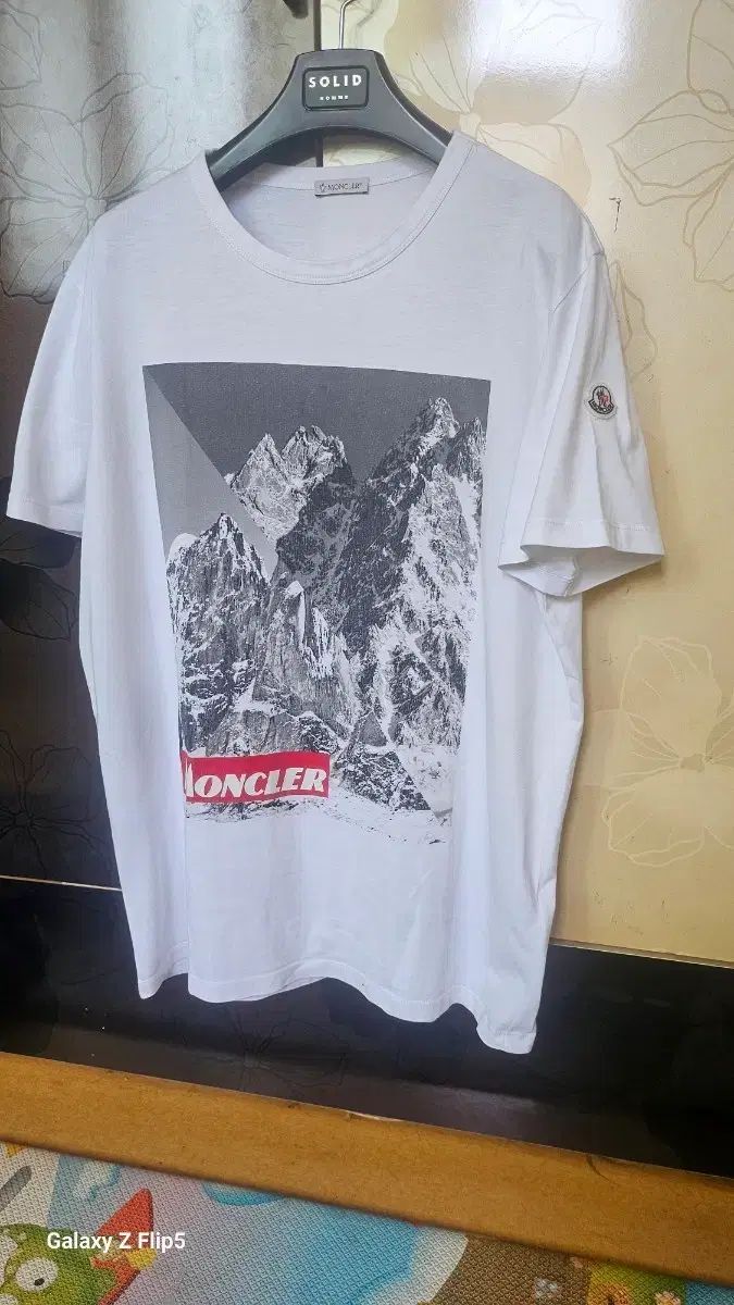 MONCLER モンクレール 半袖 Tシャツ 白 サン(SAN) ロゴ