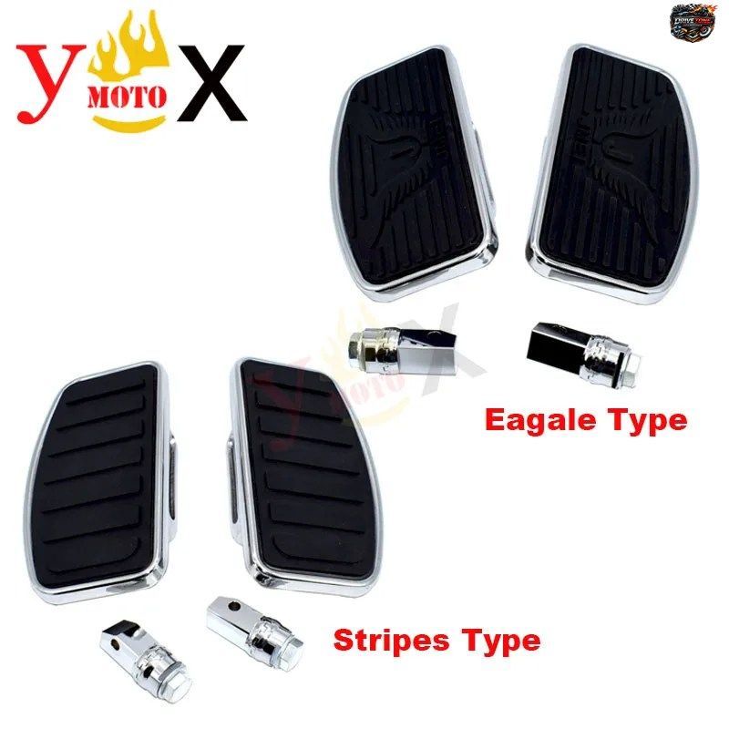 ヤマハ ドラッグスター V-STAR XVS 250/400/600/650/1100 VIRAGO XV 125 250 XV535 VMAX1200 用リアフットボード フットレスト フットペダ